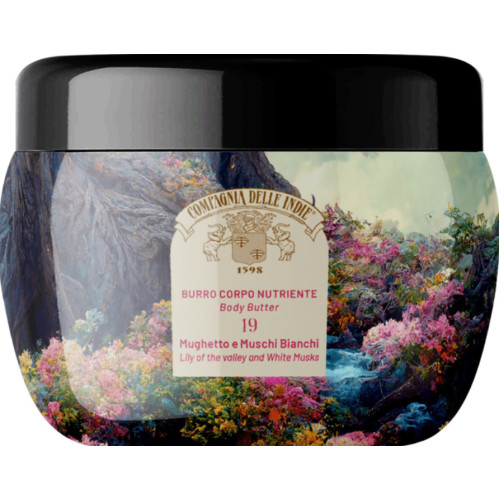 Баттер для тела Compagnia delle Indie Nourishing Body Butter 19 Lily of Valley and White Mosses Ландыш и белый мускус 250 мл